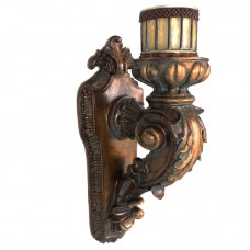 World Menagerie Rusted Wall Sconce Candle Holder WDMG1783